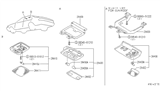 Diagram for Infiniti Interior Light Bulb - 26411-50J00