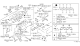 Diagram for 1991 Infiniti G20 Intake Manifold Gasket - 14035-53J10