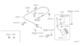 Diagram for 1991 Infiniti G20 Throttle Cable - 18201-62J05