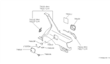 Diagram for 1995 Infiniti G20 Fender - 78100-62J30