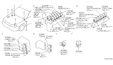 Diagram for Infiniti QX4 Relay - 25230-C9962