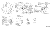 Diagram for Infiniti G35 Relay - 25230-79964