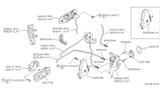 Diagram for Infiniti G20 Door Latch Assembly - 80552-89919