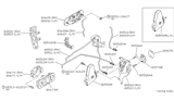 Diagram for 1993 Infiniti G20 Door Lock Actuator - 80552-01U70