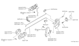 Diagram for Infiniti G20 Door Latch Assembly - 82502-55J00