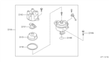 Diagram for 1999 Infiniti G20 Distributor - 22100-0M811