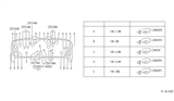 Diagram for Infiniti QX4 Instrument Panel Light Bulb - 24860-40F02