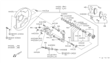 Diagram for 1994 Infiniti G20 Brake Dust Shields - 44151-61J00