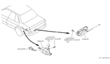 Diagram for Infiniti G20 Tailgate Lock - 84680-62J20