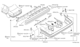 Diagram for 1994 Infiniti G20 Bumper - 85022-62J25