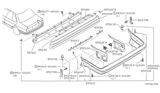 Diagram for 1991 Infiniti G20 Bumper - 85022-62J26