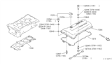 Diagram for 1991 Infiniti G20 Valve Cover Gasket - 13270-53J13