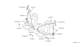 Diagram for 1993 Infiniti G20 Seat Belt - 86842-78J01