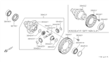 Diagram for 1992 Infiniti G20 Differential Bearing - 31408-31X05