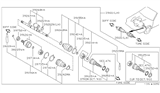 Diagram for 1993 Infiniti G20 CV Joint - 39711-64Y00