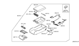 Diagram for Infiniti M35 Cup Holder - 68430-EH00A