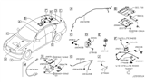 Diagram for 2005 Infiniti Q45 Antenna - 28208-EH100