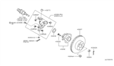 Diagram for Infiniti M35 Wheel Hub - 43202-EG00A