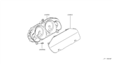 Diagram for Infiniti M35 Instrument Cluster - 24820-EH101