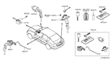 Diagram for Infiniti QX56 Car Key - H0564-EG010