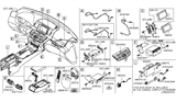 Diagram for Infiniti M45 Antenna - 25975-EH000