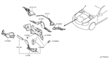 Diagram for 2008 Infiniti M45 Dash Panels - 67810-EJ70A