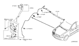 Diagram for 2010 Infiniti M35 Windshield Washer Nozzle - 28932-EJ70A