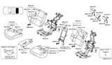 Diagram for 2009 Infiniti M45 Seat Cushion - 88310-EG67E