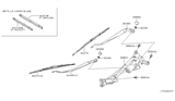 Diagram for Infiniti M45 Wiper Blade - 28895-EH005