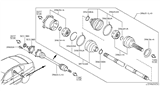 Diagram for Infiniti M35 CV Boot - 39741-7S026