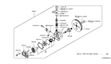 Diagram for Infiniti EX37 Power Steering Pump - 49110-JK20A