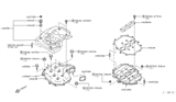 Diagram for Infiniti M45 Intake Manifold Gasket - 14033-AM600