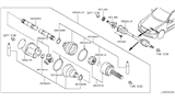 Diagram for 2009 Infiniti M35 Axle Shaft - 39205-EJ70A