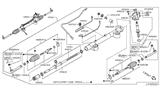 Diagram for 2007 Infiniti M35 Rack And Pinion - 49210-EH110