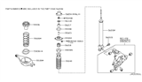 Diagram for Infiniti M35 Shock Absorber - 56210-EG025
