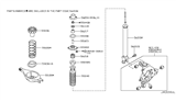 Diagram for 2010 Infiniti M45 Coil Springs - 55020-EG010