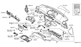 Diagram for 2007 Infiniti M35 Instrument Panel Light Bulb - 24860-EG00A