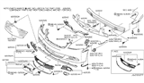 Diagram for Infiniti M35 Grille - 62256-EJ75A