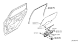 Diagram for Infiniti M45 Window Motor - 82730-EH100