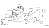 Diagram for Infiniti M45 Fender - F3101-EJ7KE