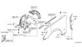 Diagram for 2006 Infiniti M45 Wheelhouse - 63844-EG000