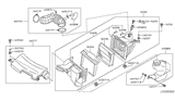 Diagram for 2010 Infiniti M35 Air Duct - 16576-EH000