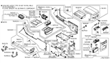 Diagram for 2006 Infiniti M45 Armrest - 96920-EH111