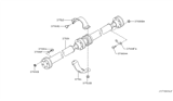 Diagram for 2008 Infiniti M35 Drive Shaft - 37000-EG01B