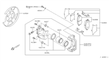 Diagram for 2006 Infiniti M35 Brake Caliper - 41011-EG000