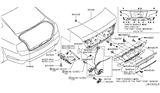 Diagram for Infiniti M35 Door Hinge - 84400-EJ70B