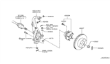 Diagram for Infiniti M45 Wheel Bearing - 40202-EG300