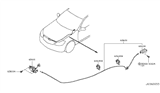 Diagram for Infiniti M45 Hood Latch - 65601-EH100