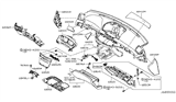 Diagram for 2006 Infiniti M35 Glove Box - 68500-EH100