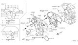 Diagram for Infiniti EX37 Timing Cover - 13500-EY00A